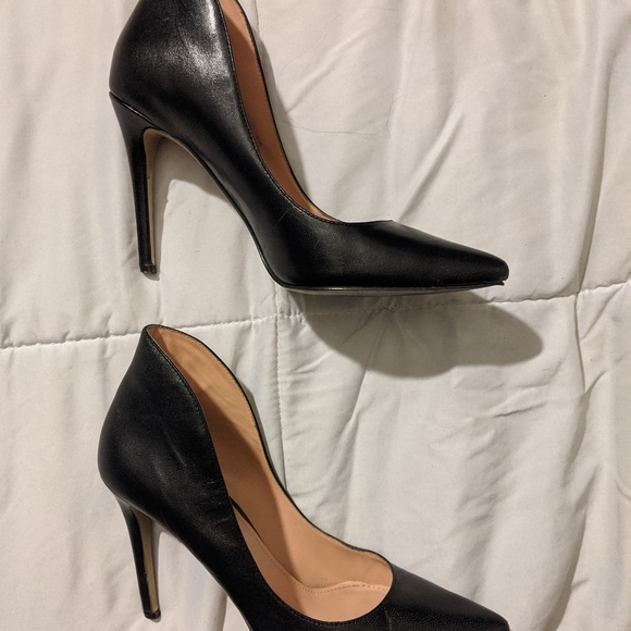 Elegant black leather heels from Enzo Angiolini - Picture 4 of 8